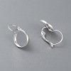 304 Stainless Steel Leverback Earring Settings LS-STAS-F191-03S-8mm-1