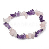 Chips Gemstone Beaded Stretch Bracelets BJEW-JB01824-04-1