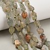 Raw Rough Natural Arusha Sunstone Beads Strands G-A322-B13-01-1