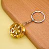 Alloy Imitation Tyre Keychain KEYC-PW0002-072B-1
