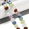 Natural Quartz Crystal & Red Jasper & Green Aventurine & Blue Aventurine & Lepidolite & Amethyst & Lemon Jade Beads Strands G-B022-39A-2