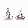 Tibetan Style Alloy Pendants X-TIBEP-A36593-AS-RS-2