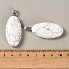 Natural Howlite Pendants GG-CBACB71-01P-19-3