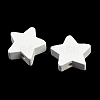 Spray Painted Wood Beads WOOD-F017-01A-2