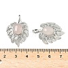 Natural Rose Quartz Pendants G-L623-04P-10-3