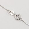 Rhodium Plated 925 Sterling Silver Box chain Necklaces X-STER-E032-107A-4