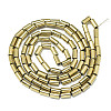 Electroplate Non-magnetic Synthetic Hematite Beads Strands G-S352-71C-01-2