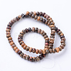 Natural Leopard Skin Jasper Bead Strands LS-G-R403-4x6-10-2