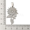 Non-Tarnish 304 Stainless Steel Pendants STAS-H184-15P-3