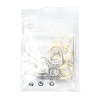 16Pcs 201 Stainless Steel Huggie Hoop Earring Findings STAS-FS0002-27A-8