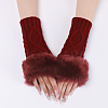 Polyacrylonitrile Fiber Yarn Knitting Fingerless Gloves COHT-PW0001-15D-3