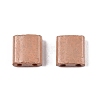 2-Hole Baking Paint Glass Seed Beads SEED-S023-17C-20-3