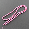 Painted Glass Bead Strands DGLA-S071-10mm-37-2