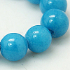 Natural Mashan Jade Round Beads Strands G-D263-12mm-XS20-3