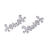 Tarnish Resistant 201 Stainless Steel Links connectors STAS-R104-009P-2