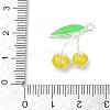 Alloy Enamel Pendants PALLOY-R151-43P-04-3