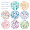   8 Bags 8 Colors Glass Seed Beads SEED-PH0001-64-4