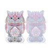 5D DIY Owl Pattern Animal Diamond Painting Pencil Case Ornaments Kits DIY-C020-01-4