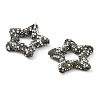 Star Shape Polymer Clay Rhinestone Beads CLAY-NH0001-06A-2
