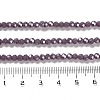 Electroplate Opaque Glass Beads Strands EGLA-A035-P3mm-A11-4