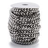 Tarnish Resistant 304 Stainless Steel Cuban Link Chain STAS-B019-02D-P-3