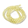 Electroplate Glass Bead Strands X-EGLA-R015-4mm-26-4
