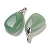 Natural Green Aventurine Pendants G-G147-02P-07-2