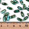 Baking Paint Glass Seed Beads SEED-N008-06I-4