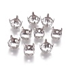 Non-Tarnish 316 Surgical Stainless Steel Sew on Prong Settings STAS-E470-01A-P-2