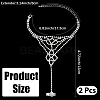 2Pcs Crystal Rhinestone Tennis Ring Bracelet BJEW-CN0001-18-2