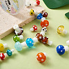 DIY Cute Mushroom Stretch Bracelets Making Kits DIY-TA0003-33-7