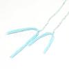 Natural Blue Topaz Beads Strands G-G914-2mm-12-3