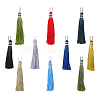  Nylon Thread Tassel Big Pendant Decorations NWIR-NB0001-02-1