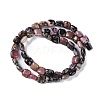 Natural Rhodonite Beads Strands G-M435-A06-01-3