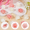 CRASPIRE 200Pcs 2 Colors 3D Foam Rose Ornament Accessories DIY-CP0008-67-6