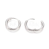 Tarnish Resistant 304 Stainless Steel Huggie Hoop Earrings LS-EJEW-F111B-17mm-P-3