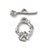 Non-Tarnish 304 Stainless Steel Toggle Clasps STAS-A092-02P-1