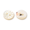 Carved Flower Natural Shell Buttons SH-CBA18B6-02B-02-2