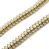 Electroplated Synthetic Non-magnetic Hematite Beads Strands G-H327-G01-01C-1