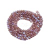 Electroplate Glass Beads Strands EGLA-A044-T2mm-L07-2