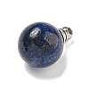 Natural Lapis Lazuli Perfume Bottle Pendants G-K338-22P-06-2