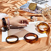 6Pcs 6 Styles Resin & Acrylic Bangles BJEW-PH0004-71-3