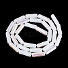 Electroplate Imitation Jade Glass Beads Strands EGLA-Q132-02A-D01-2