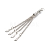 Tibetan Style Alloy Tassel Big Pendants FIND-E037-01AS-4