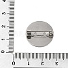 304 Stainless Steel Brooch Cabochon Settings STAS-E547-08I-P-4