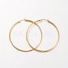 Ion Plating(IP) 304 Stainless Steel Hoop Earrings EJEW-N0016-11G-K-1