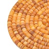 Natural White Jade Beads Strands G-P575-B14-6x1mm-03-3