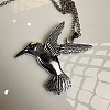 Vintage Alloy Flying Bird Pendant Necklaces for Men Women SG2884-4