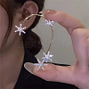 Alloy Rhinestone Cuff Earrings FS-WGFB378-08-1