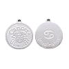 Non-Tarnish 201 Stainless Steel Pendants STAS-R106-4